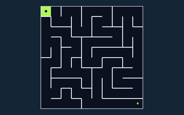 Maze Adventure game board
